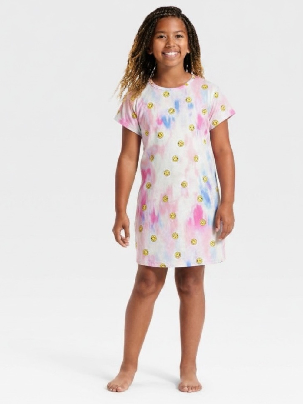 Old Navy Nightshirt - Pink Blue White